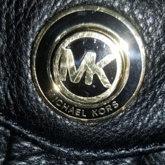 Michael Kors Black Leather Satchel with dust bag - Picture 12 of 16